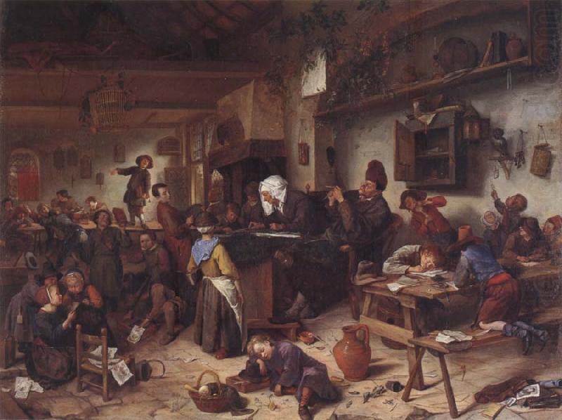 Jan Steen A Shool for boys and girls china oil painting image